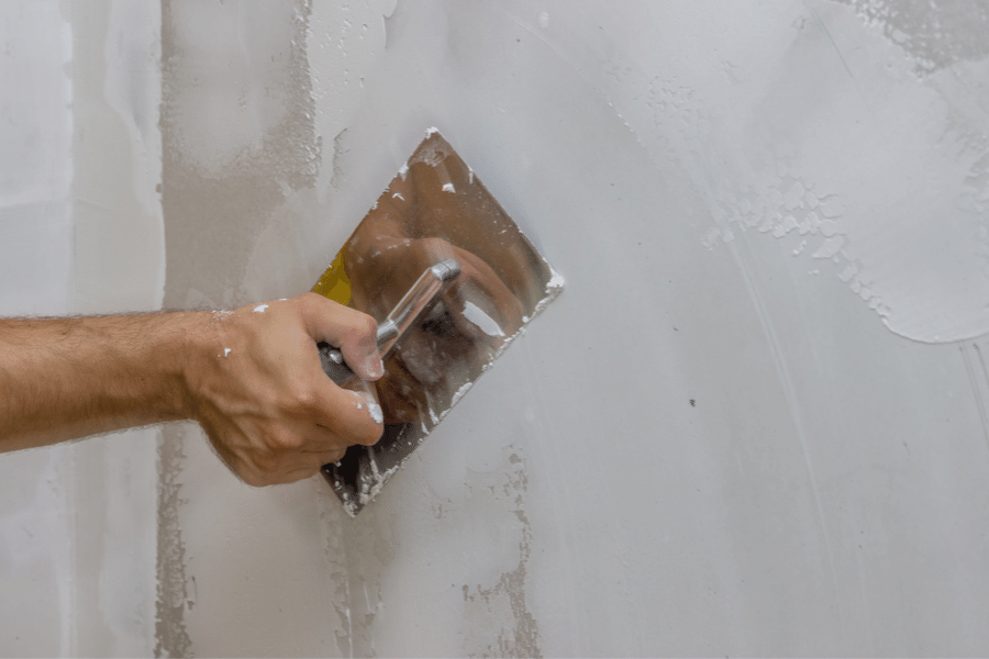 Plaster and drywall ceiling repair by Wally Osteen